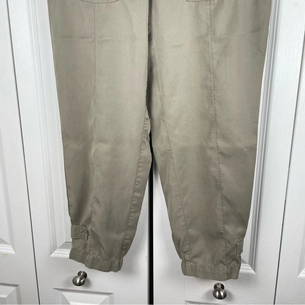 Banana Republic Utility Trouser Pants Women’s 6 Green Lyocell High Waist Baggy